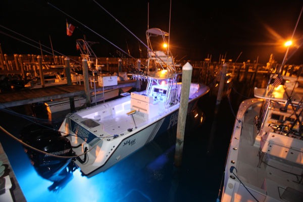 boat in a narrow channel