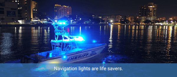 navigational lights for boats photo snippet