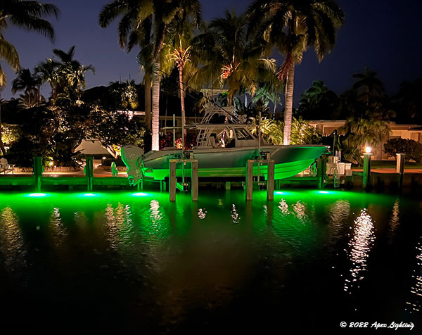 Boat Lift Green LED