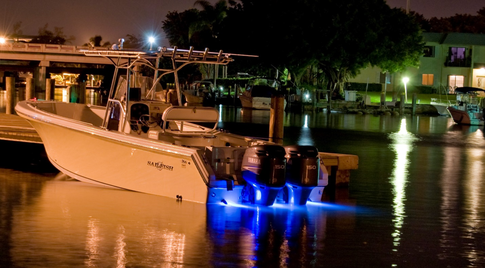 sailboat underwater lighting