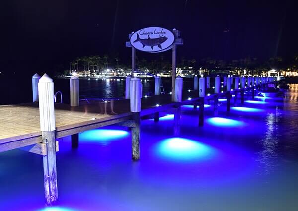 FISHING DOCK LIGHTS IN THE FLORIDA KEYS 